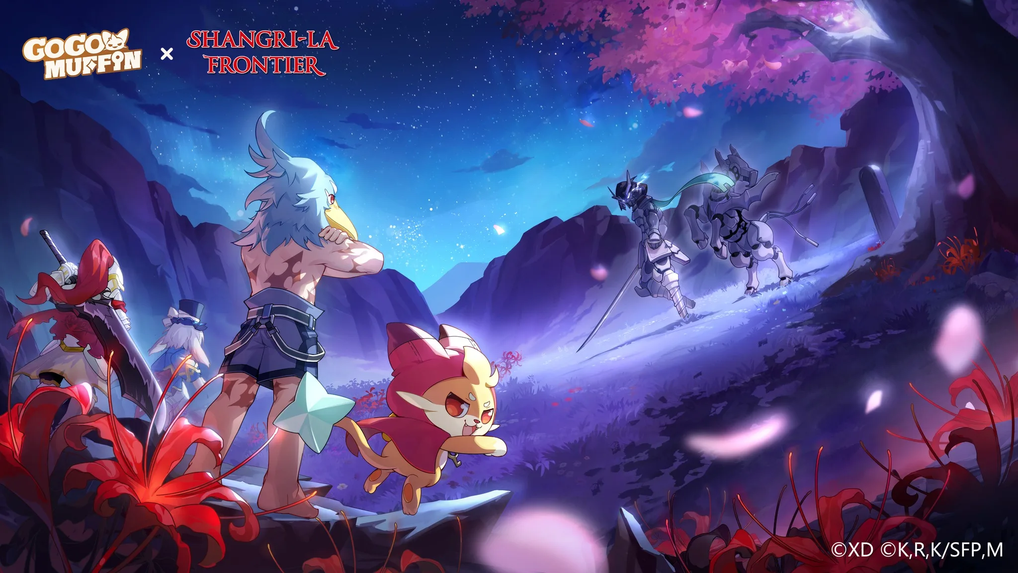 Go Go Muffin khởi động sự kiện hợp tác mới cùng anime VR Shangri-La Frontier-gamelade