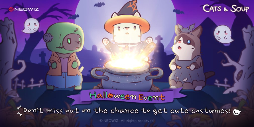 Cats & Soup tung bản cập nhật Halloween-gamelade