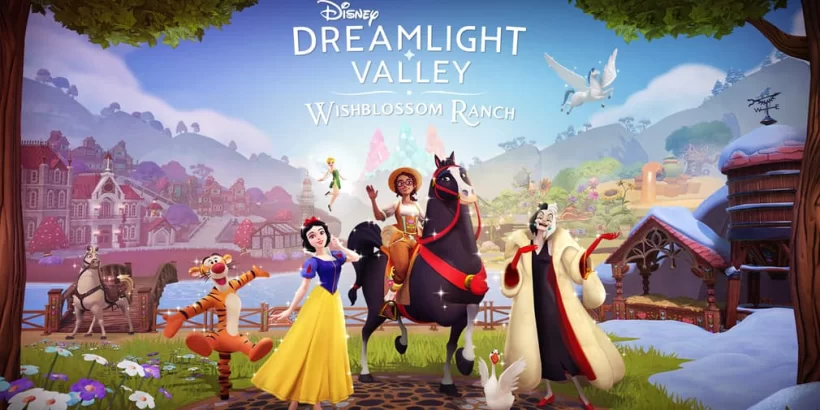 Disney Dreamlight Valley chào đón nàng Lọ Lem và đàn ngựa trong bản mở rộng Wishblossom Ranch-gamelade