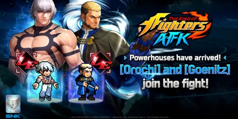 The King of Fighters AFK cập nhật mới với sự xuất hiện của Orochi và Goenitz-gamelade