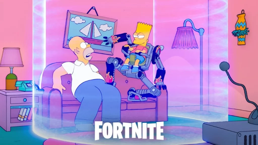 Fortnite tạm thời vô hiệu hóa chiếc ghế sofa The Simpsons sau sự cố bug bất tử-gamelade