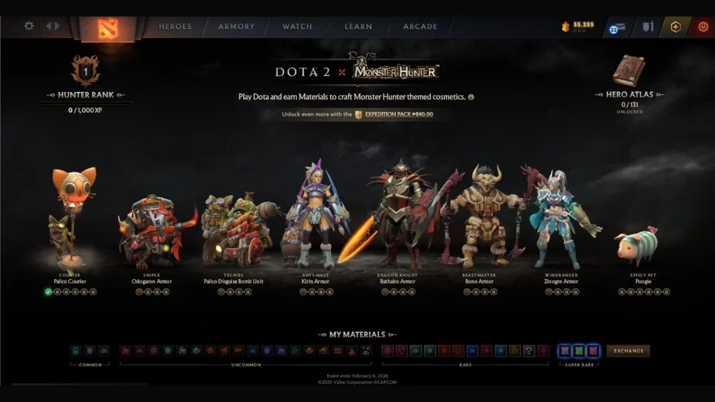 Dota 2 ra mắt sự kiện hợp tác bất ngờ với Monster Hunter-gamelade