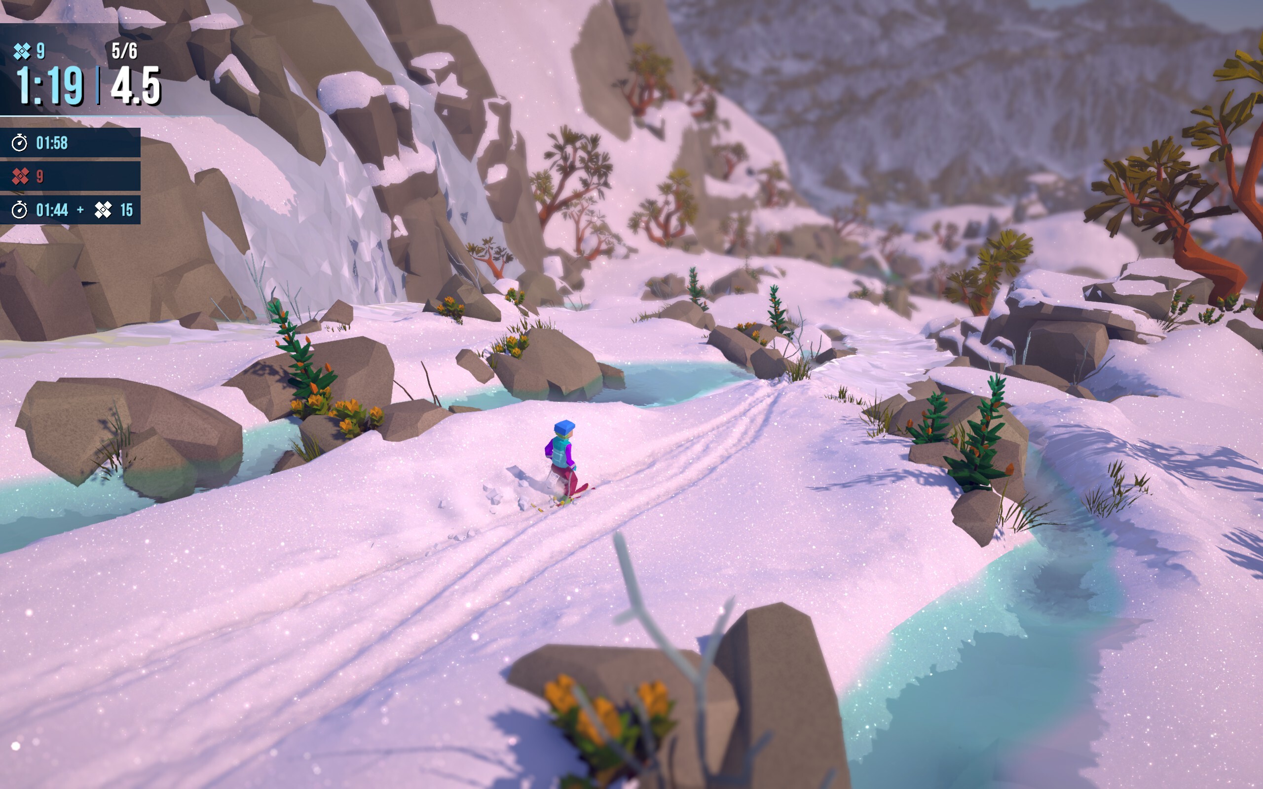 Lonely Mountains: Snow Riders ấn định thờ gian ra mắt trên PlayStation 5-gamelade