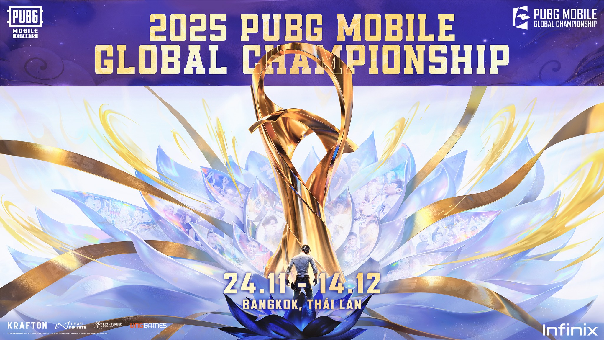 PUBG Mobile 2025 Global Championship công bố nhóm đấu chính thức với 40 đội tranh tài tại Thái Lan- Gamelade