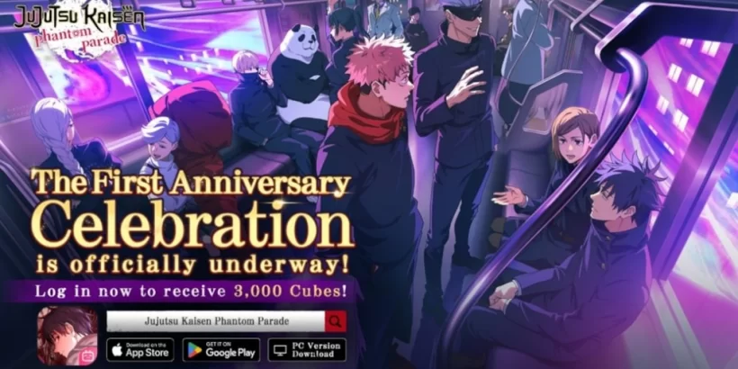 Jujutsu Kaisen: Phantom Parade khởi động lễ kỷ niệm 1 năm -gamelade