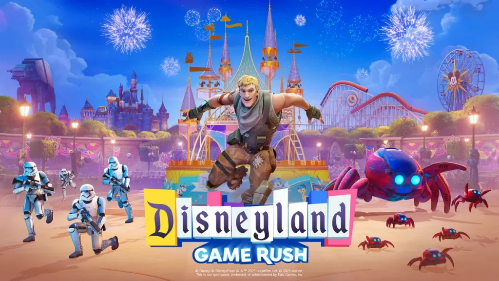Disney và Epic Games ra mắt Disneyland Game Rush – bước khởi đầu chân thực cho vũ trụ Fortnite x Disney Parks-gamelade