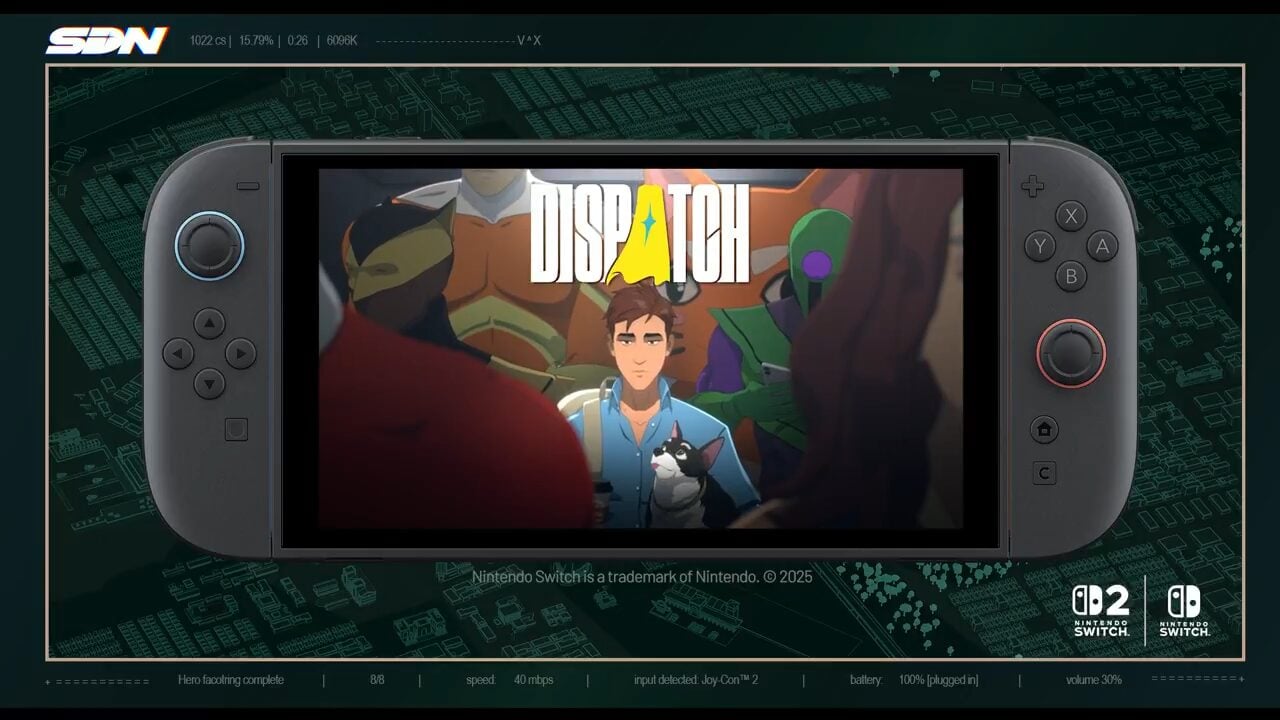 Dispatch ấn định ngày lên kệ Nintendo Switch 2-gamelade