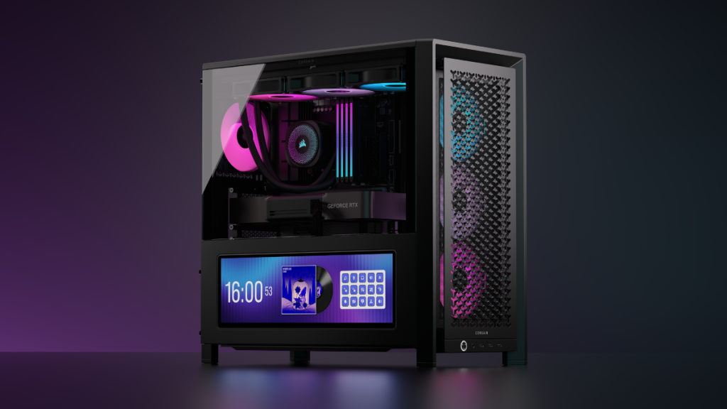 Corsair ra mắt case FRAME 4000D với màn hình cảm ứng 14,5 inch-gamelade