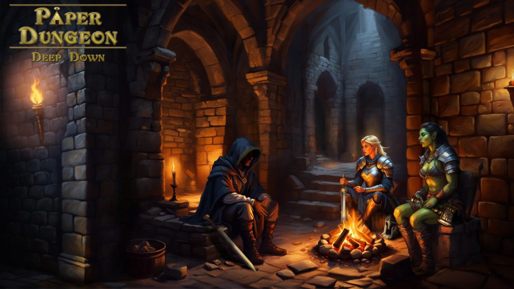 NiBo Games trình làng Paper Dungeon - Deep Down pha trộn lối chơi hầm ngục và kinh dị tâm lý - Gamelade