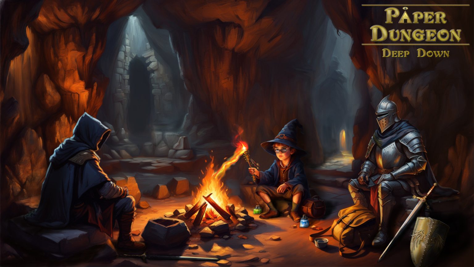 NiBo Games trình làng Paper Dungeon - Deep Down pha trộn lối chơi hầm ...