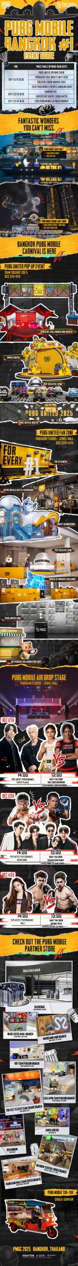 PUBG MOBILE biến Bangkok thành sân chơi khổng lồ chào đón chung kết PMGC 2025 - Gamelade