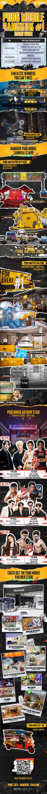 PUBG MOBILE biến Bangkok thành sân chơi khổng lồ chào đón chung kết PMGC 2025 - Gamelade
