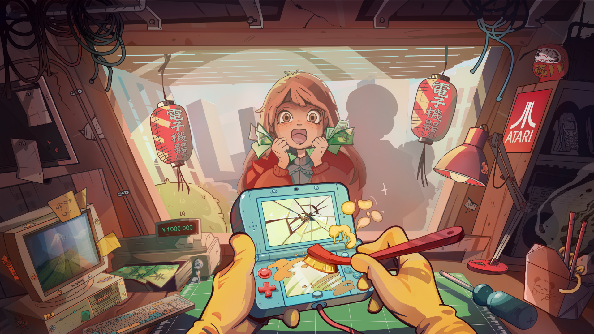 Trải nghiệm quản lý tiệm sửa đồ điện tử tại Nhật Bản những năm 2000 trong ReStory-gamelade