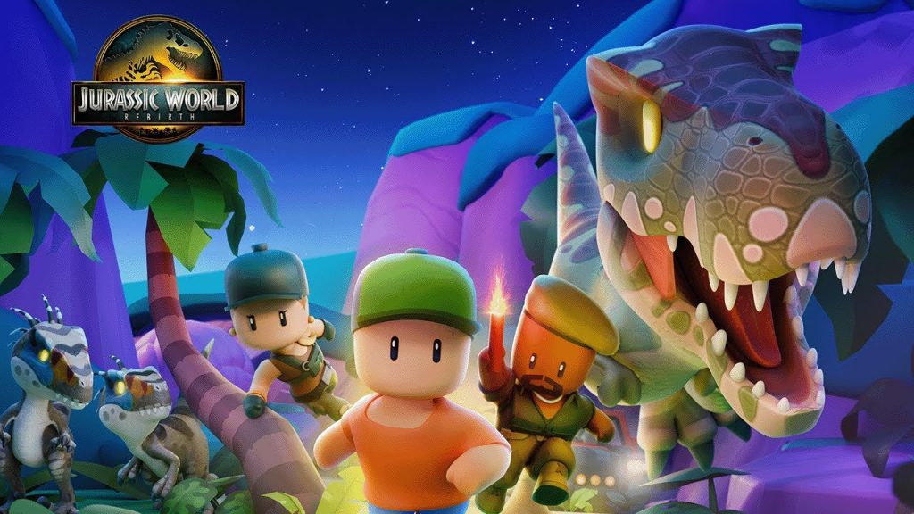 Stumble Guys tái hợp Jurassic World trong bản cập nhật Winter Wonderland - gamelade