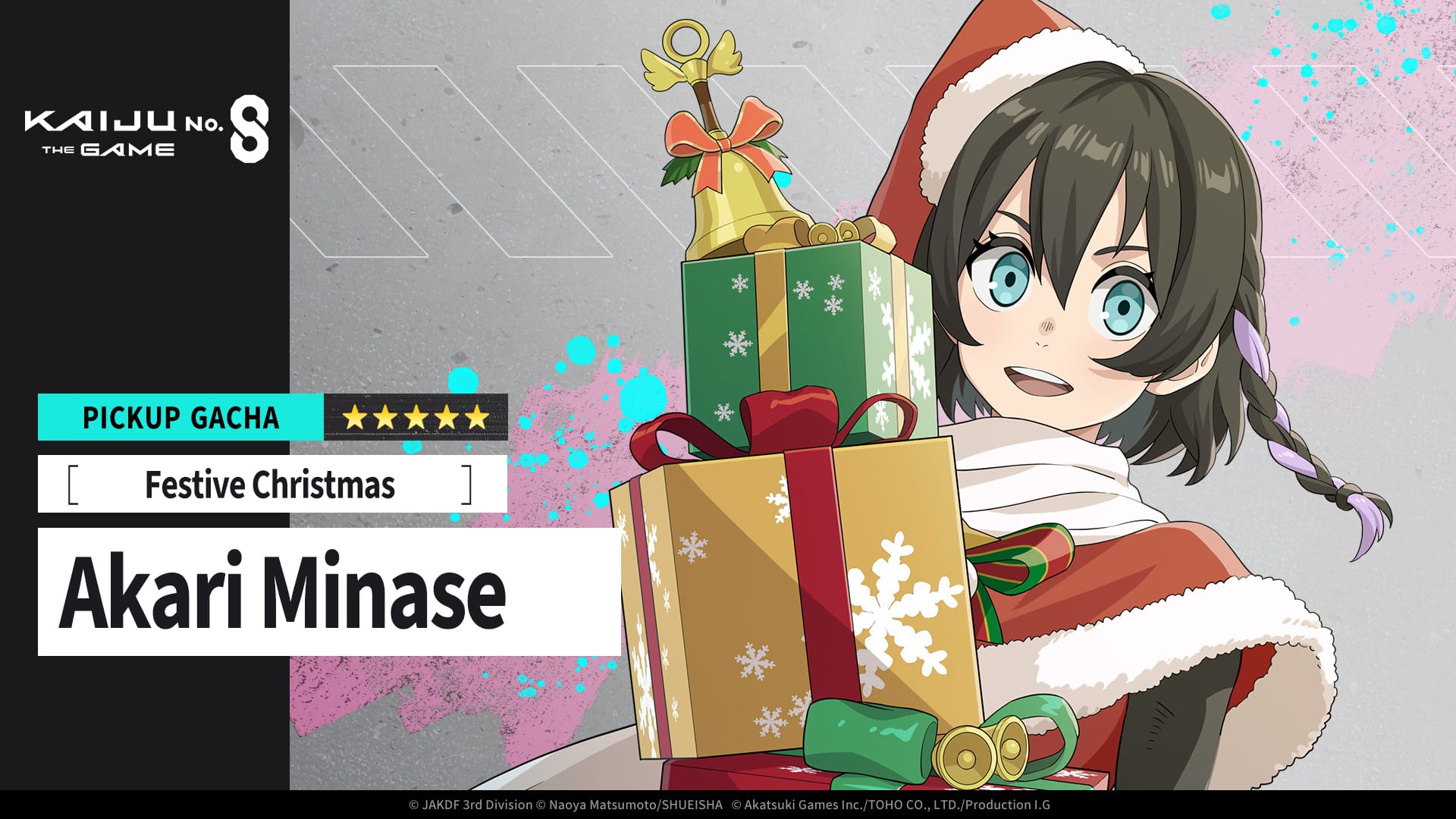 Kaiju No. 8 tung bản cập nhật lễ hội, giới thiệu Akari Minase phiên bản Giáng sinh - gamelade