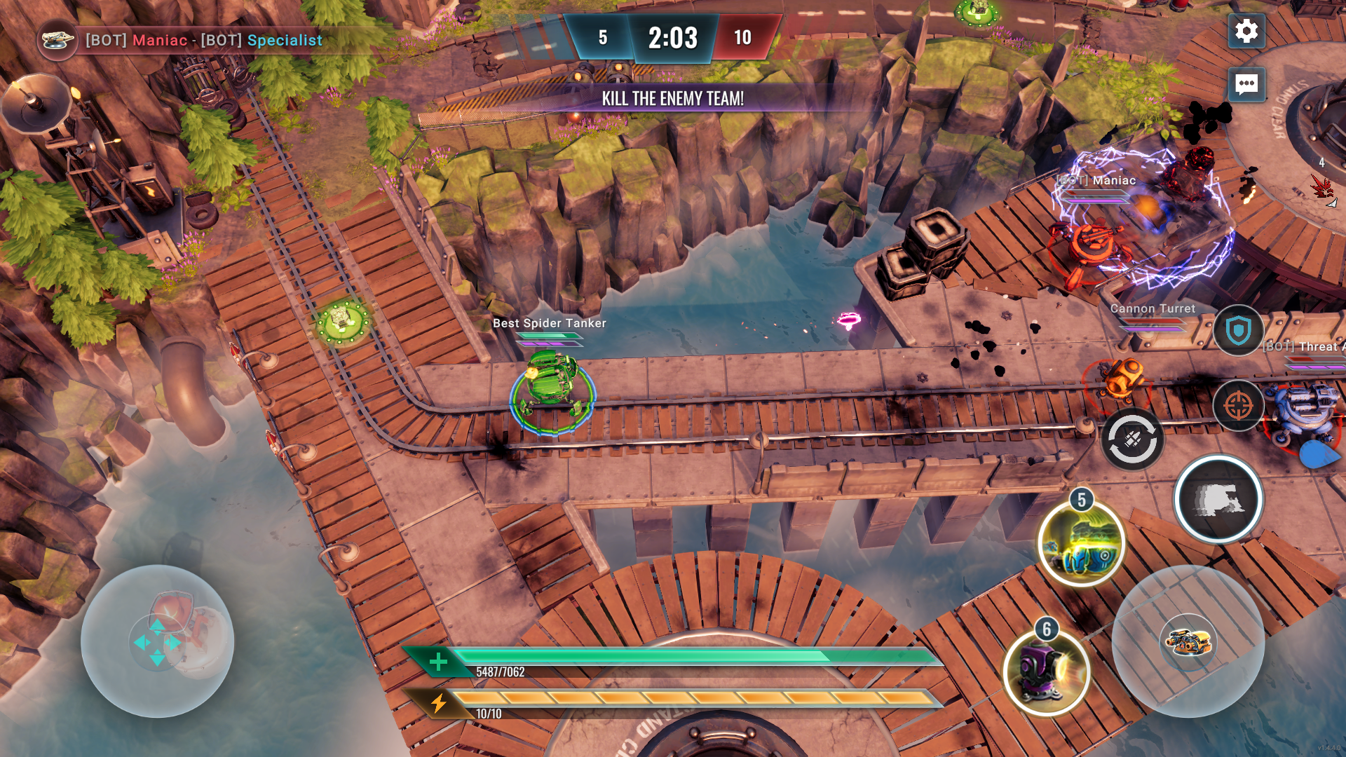 Spider Tanks: Cores of Chaos chính thức có mặt trên iOS và Android, trải nghiệm mecha multiplayer 3v3 - gamelade