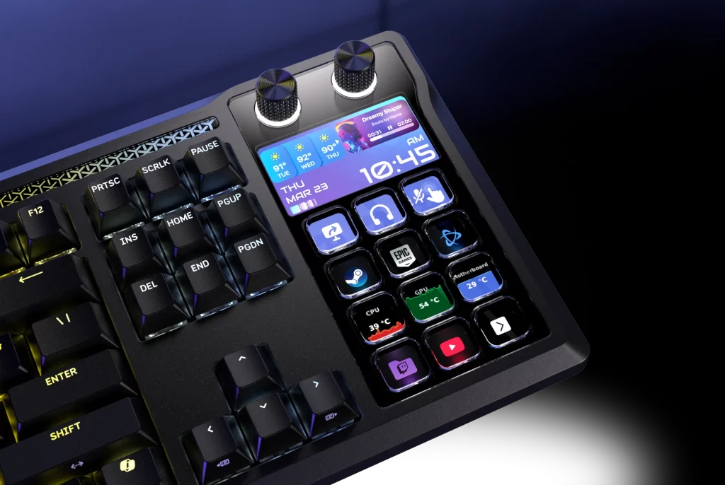 Corsair trình làng siêu phẩm bàn phím tích hợp Elgato Stream Deck tại CES 2026-gamelade