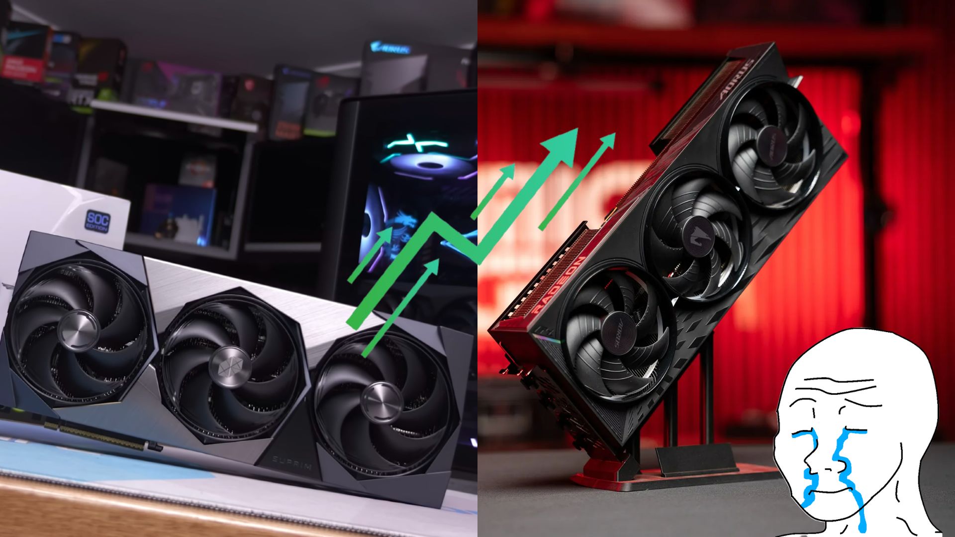 Giá card đồ họa RTX 50 series và RX 9000 series đồng loạt tăng mạnh-gamelade