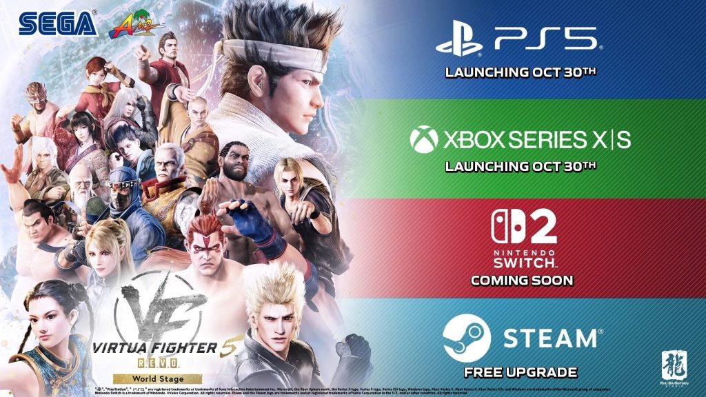 Virtua Fighter 5 R.E.V.O. World Stage ấn định ngày ra mắt trên Nintendo Switch 2-gamelade