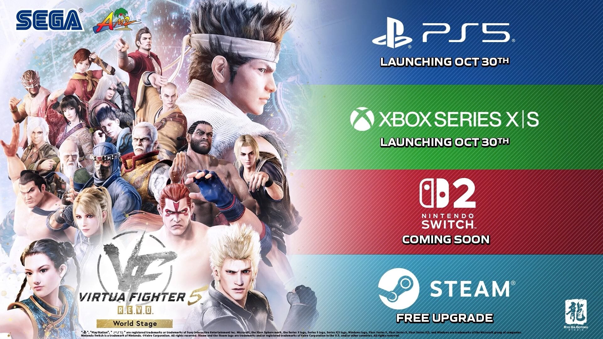 Virtua Fighter 5 R.E.V.O. World Stage ấn định ngày ra mắt trên Nintendo Switch 2-gamelade