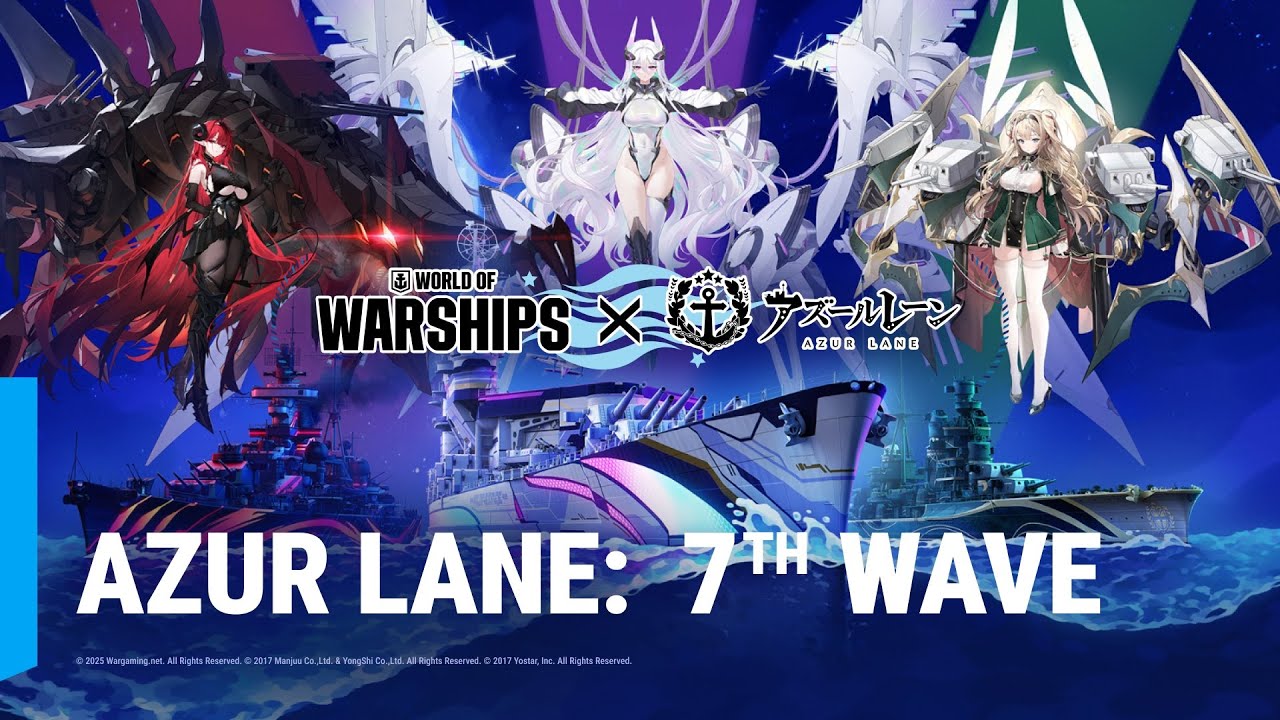 World of Warships: Legends tung bản cập nhật tháng 1 với Azur Lane Wave 7 - gamelade