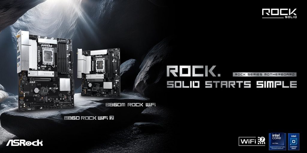 ASRock phổ cập Wi-Fi 7 với dòng mainboard Rock Series hoàn toàn mới-gamelade
