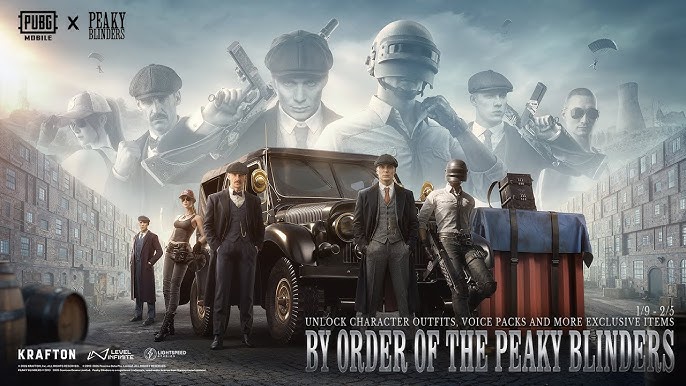 PUBG Mobile bắt tay Peaky Blinders, gia tộc Shelby chính thức đổ bộ chiến trường - gamelade