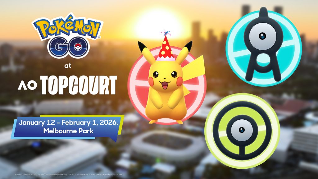 Pokémon Go khuấy động Australian Open 2026 - gamelade