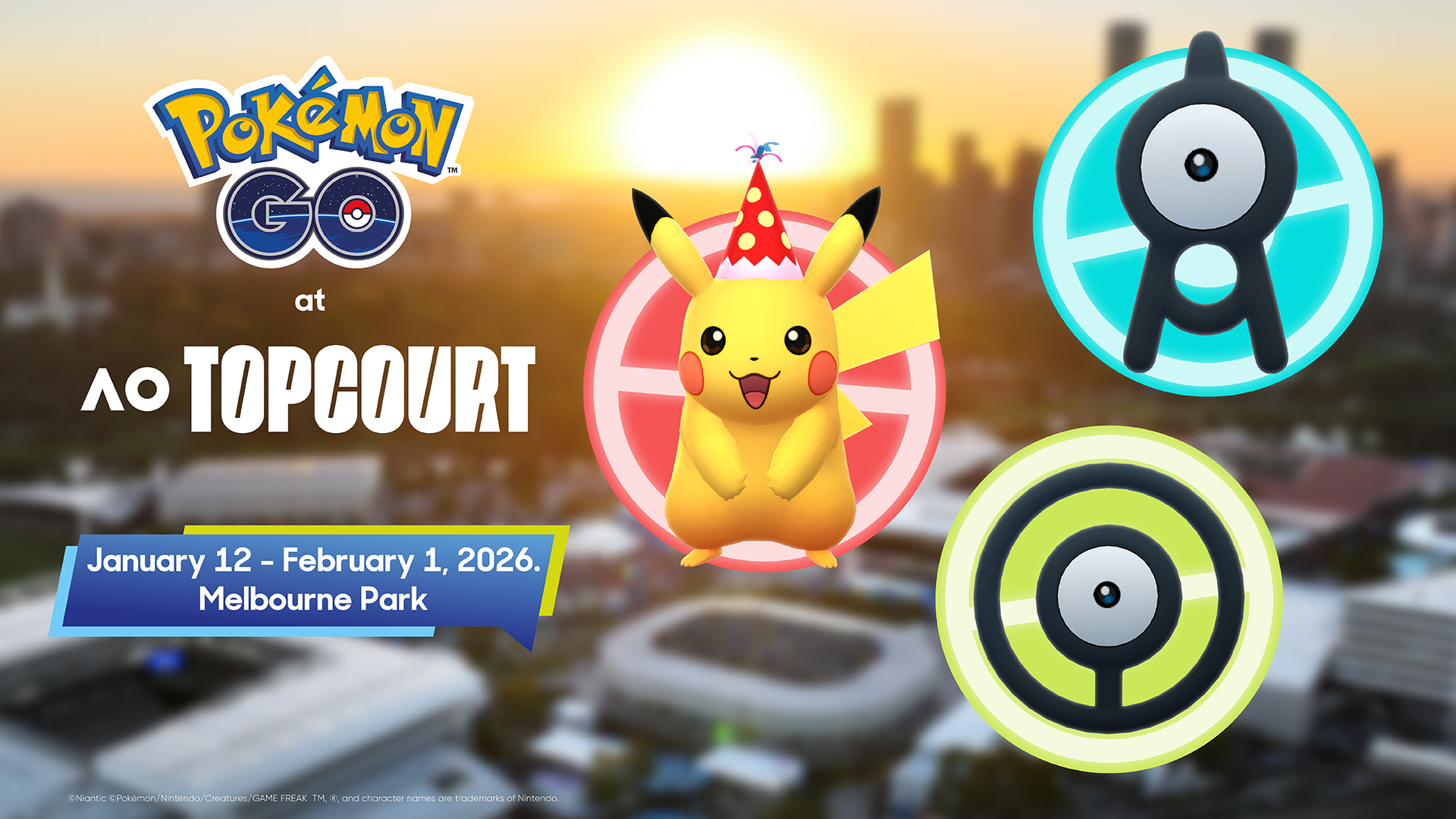 Pokémon Go khuấy động Australian Open 2026 - gamelade