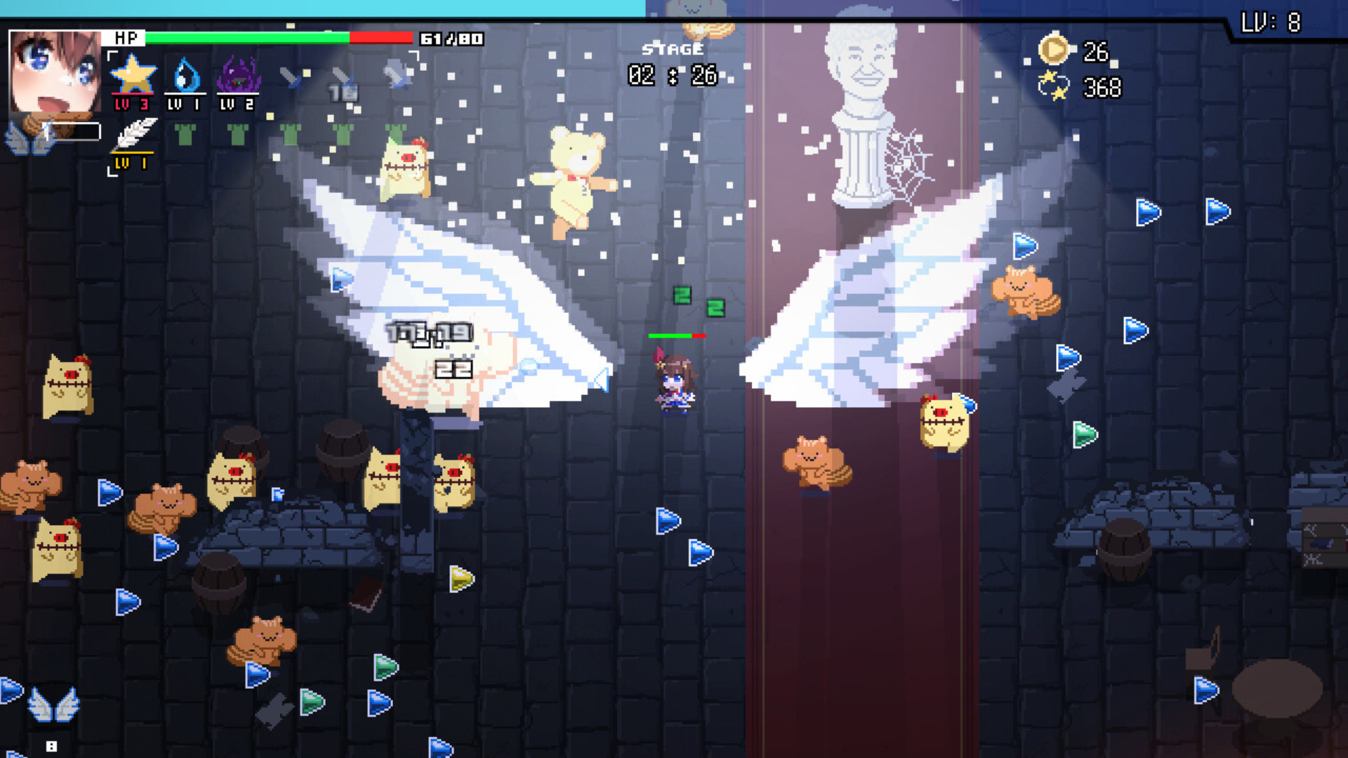 Holocure Save the Fans - đối thủ hiếm hoi vượt điểm đánh giá của Vampire Survivors trên Steam - gamelade