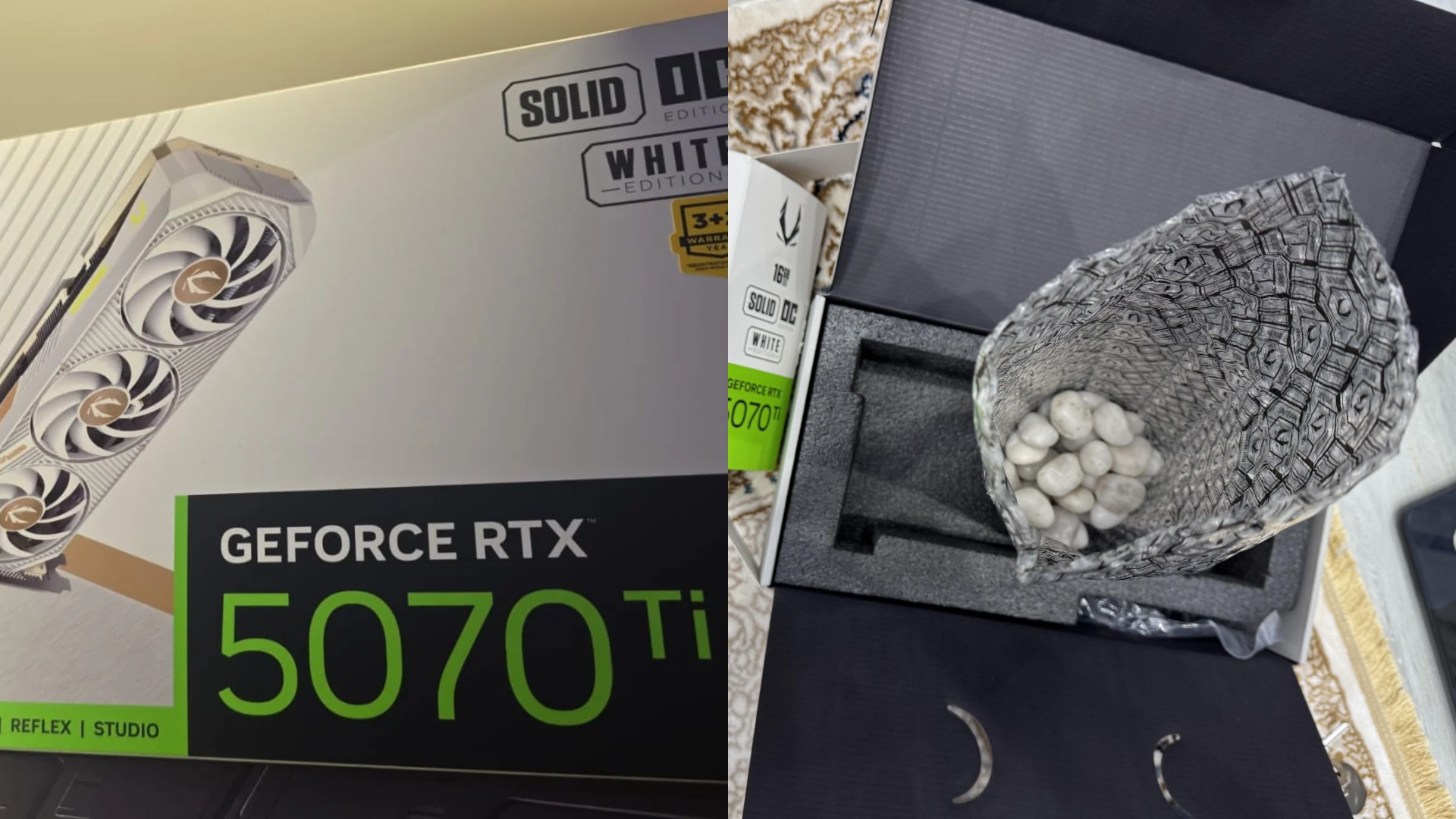 Đặt mua RTX 5070 Ti trên Amazon, game thủ nhận về một hộp đá cuội-gamelade