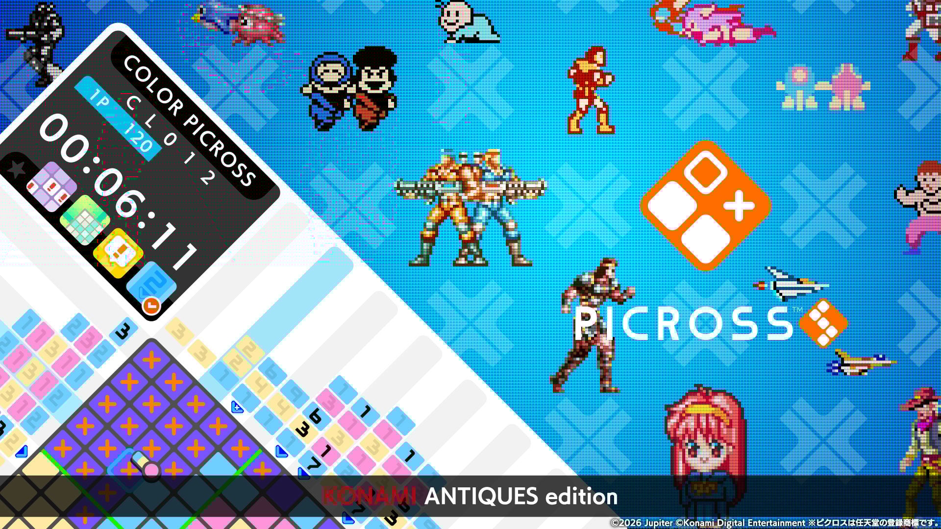Picross S Konami Antiques edition được công bố độc quyền cho Nintendo Switch-gmaleade