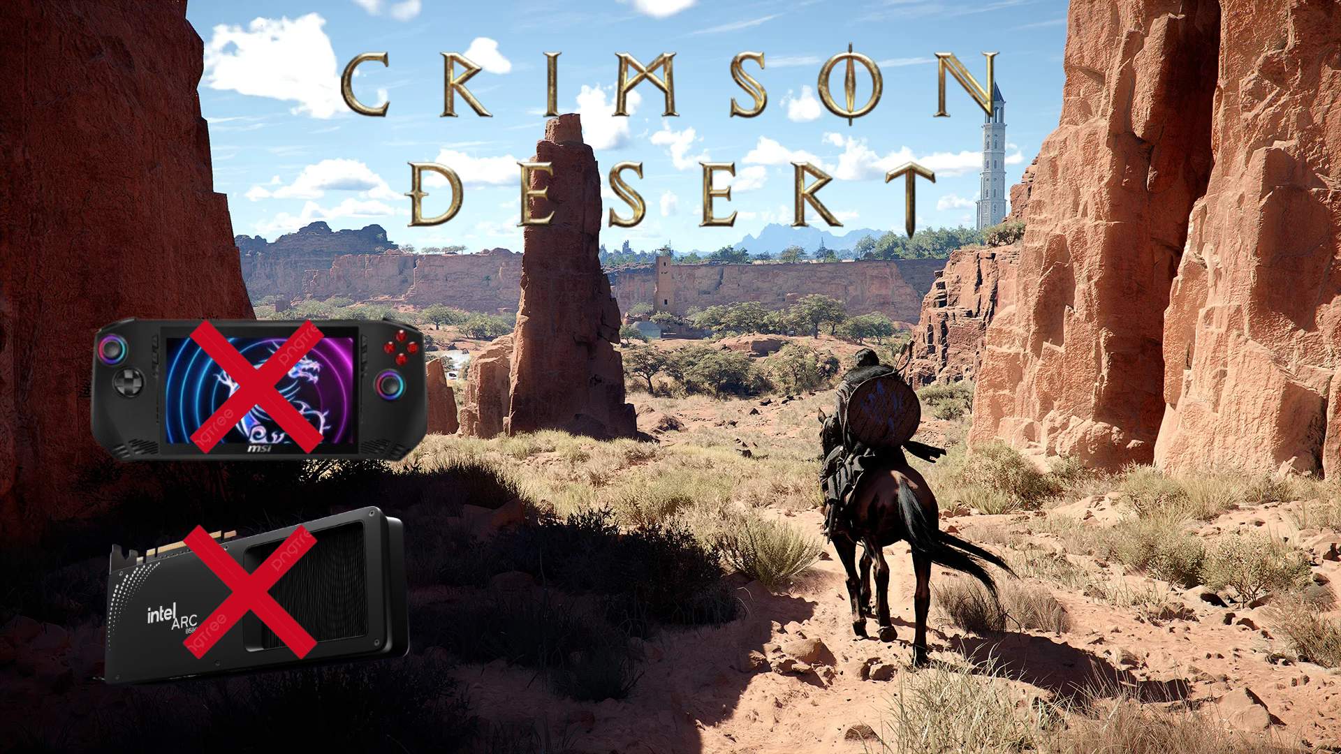 Crimson Desert gây tranh cãi khi quay lưng với GPU Intel Arc-gamelade
