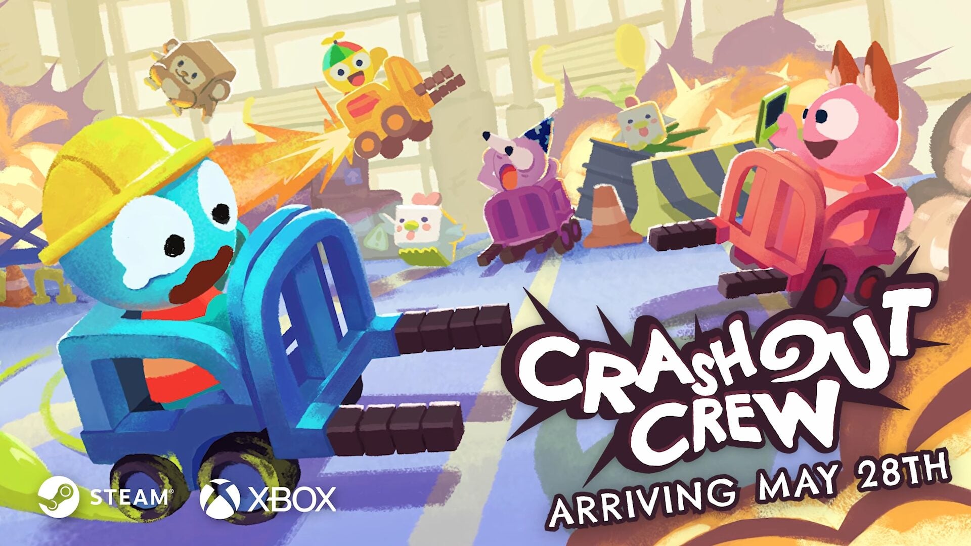 Tựa game co-op Crashout Crew ấn định ngày ra mắt trên nền tảng Xbox và PC-gamelade