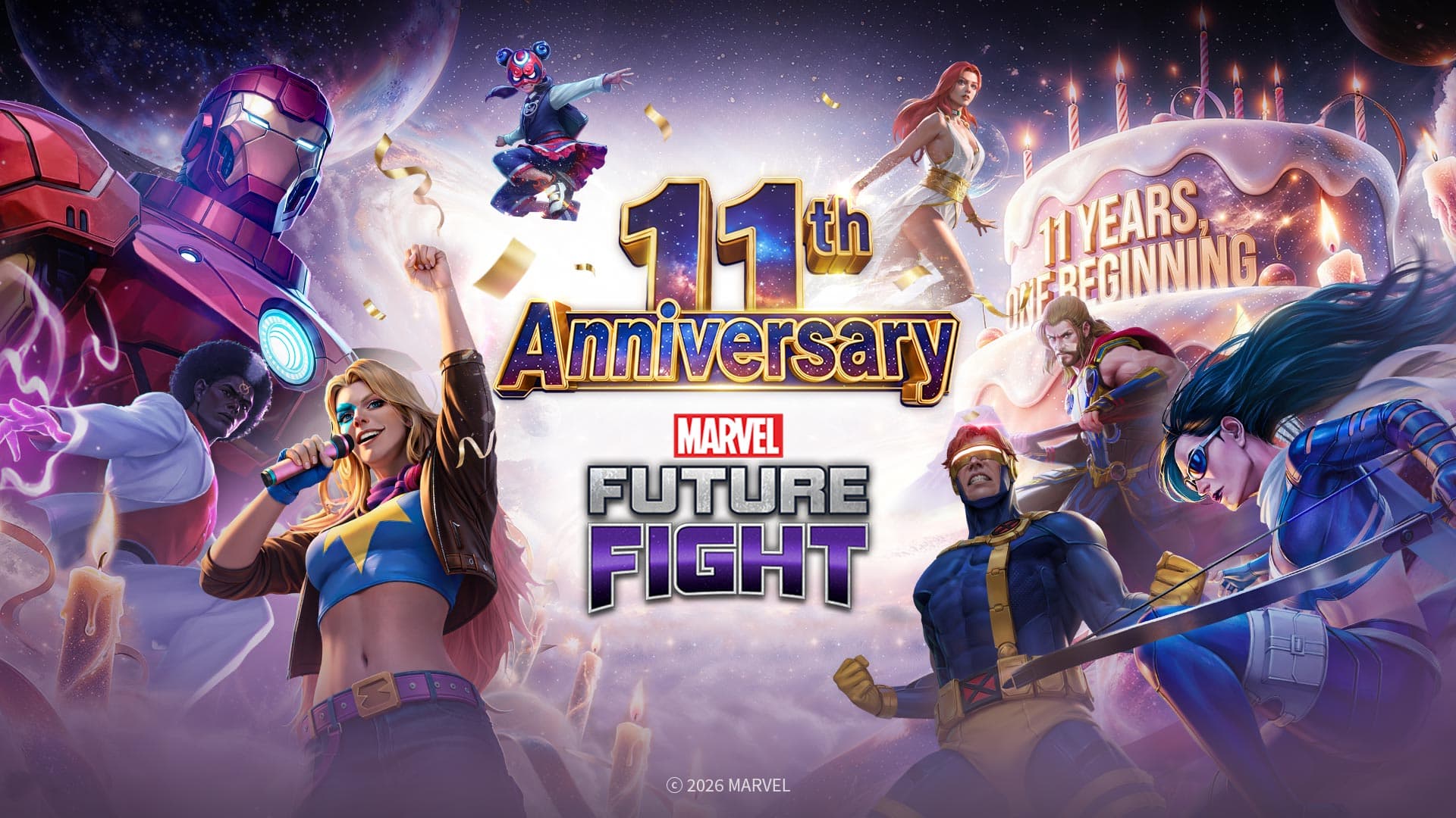 Marvel Future Fight kỷ niệm 11 năm cùng với crossover Marvel Rivals - gamelade