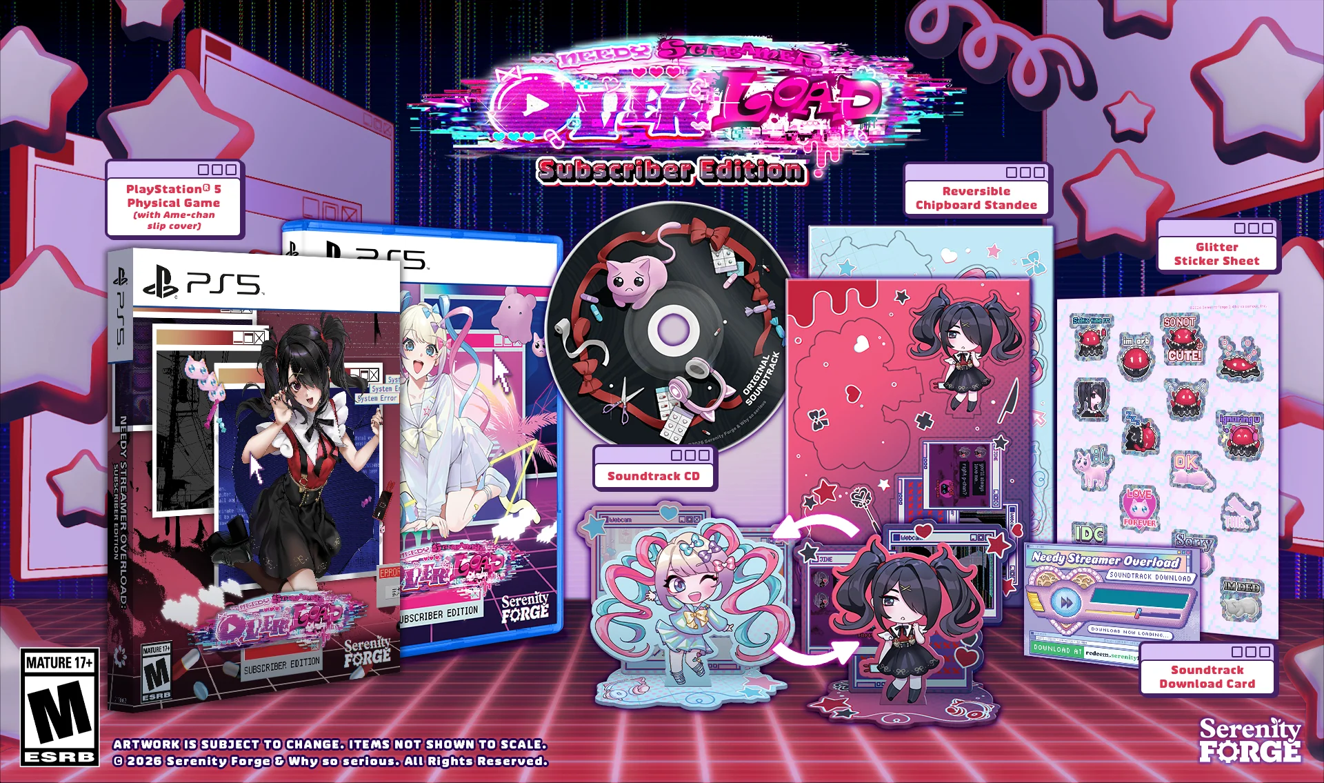 NEEDY STREAMER OVERLOAD công bố bản vật lý Subscriber Edition cho PS5 - gamelade