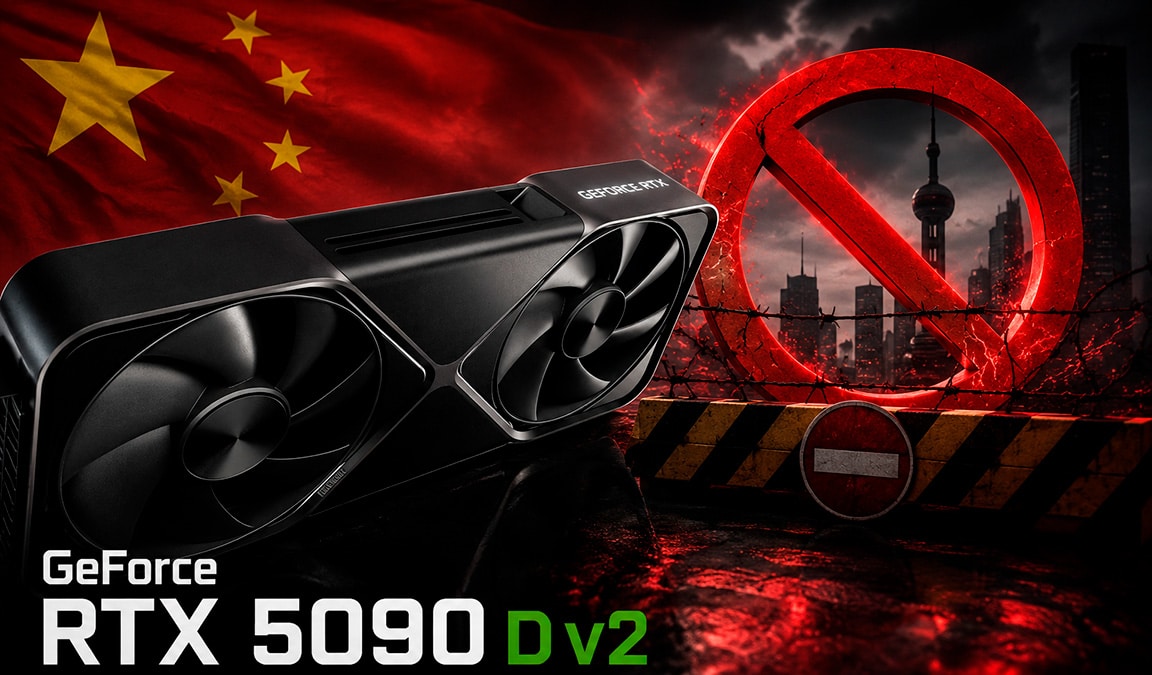 Trung Quốc bất ngờ chặn cửa RTX 5090D v2-gamelade