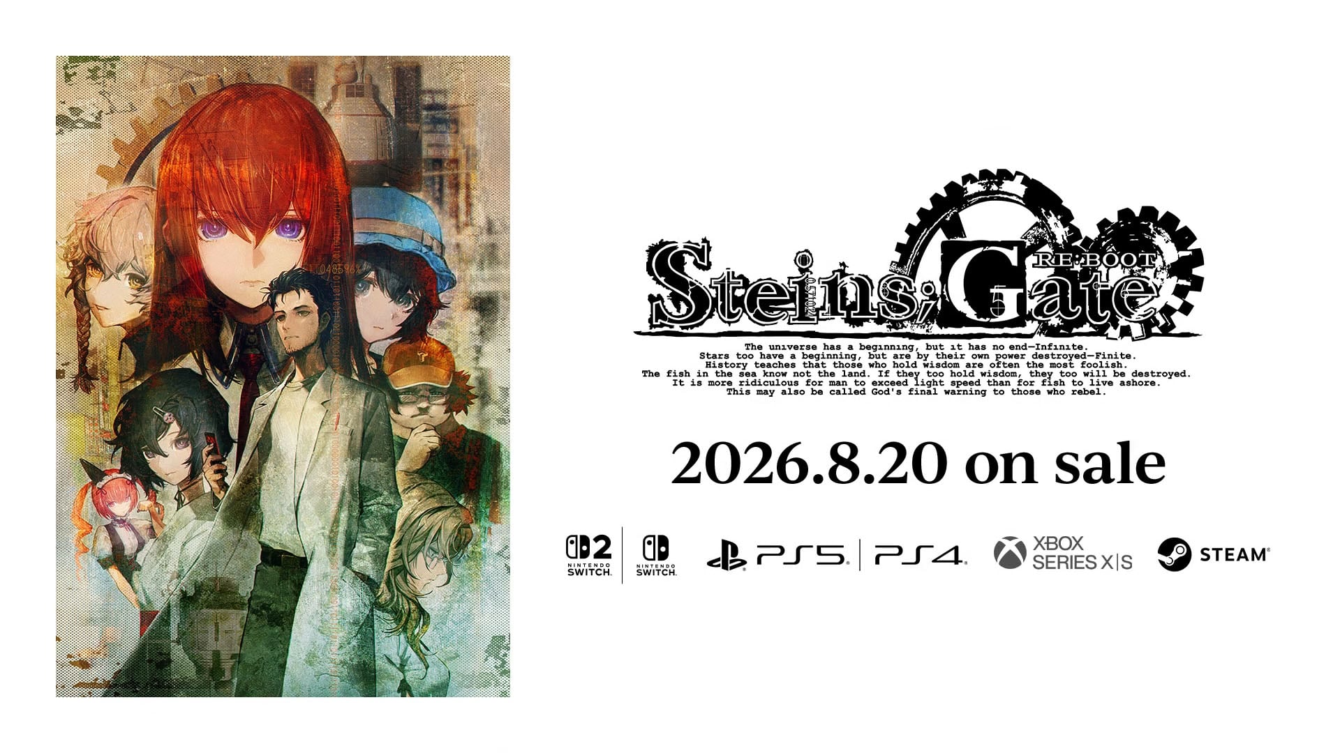 Steins;Gate Re:Boot ấn định ngày ra mắt-gamelade