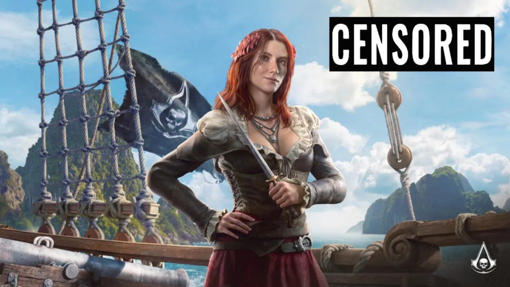Ubisoft bị chỉ trích vì kiểm duyệt tạo hình trong Assassin's Creed Black Flag Resynced-gamelade