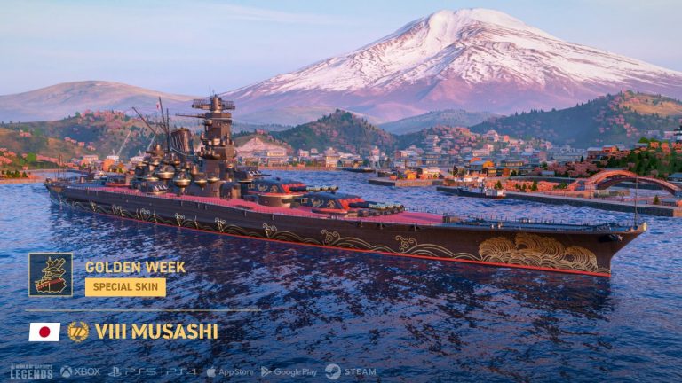 World of Warships: Legends tung đại update Golden Week, hé lộ màn collab với anime đình đám - gamelade
