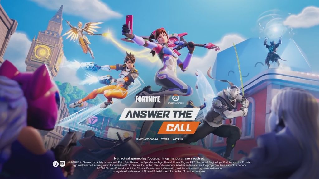 Epic Games công bố màn hợp tác lịch sử giữa Fortnite và Overwatch-gamelade