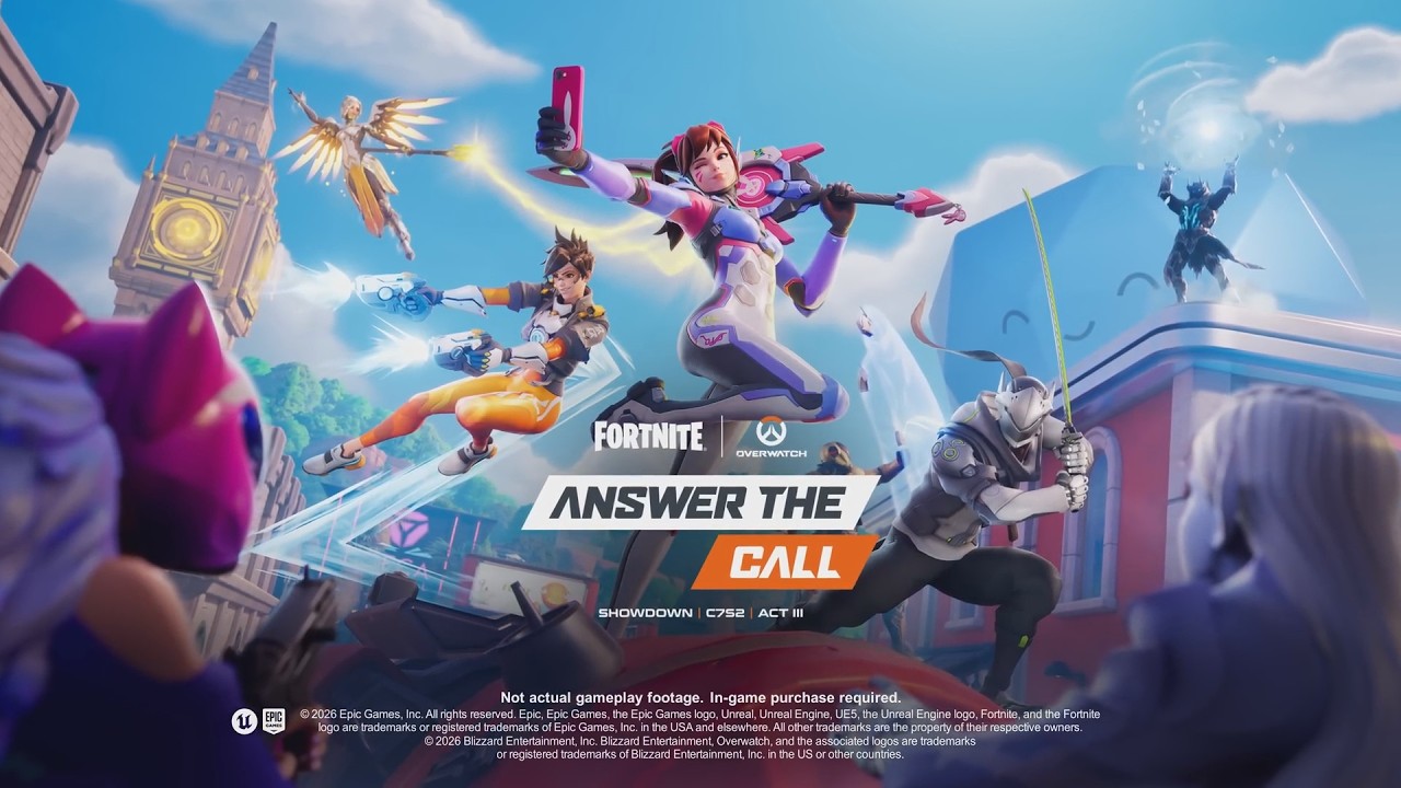 Epic Games công bố màn hợp tác lịch sử giữa Fortnite và Overwatch-gamelade