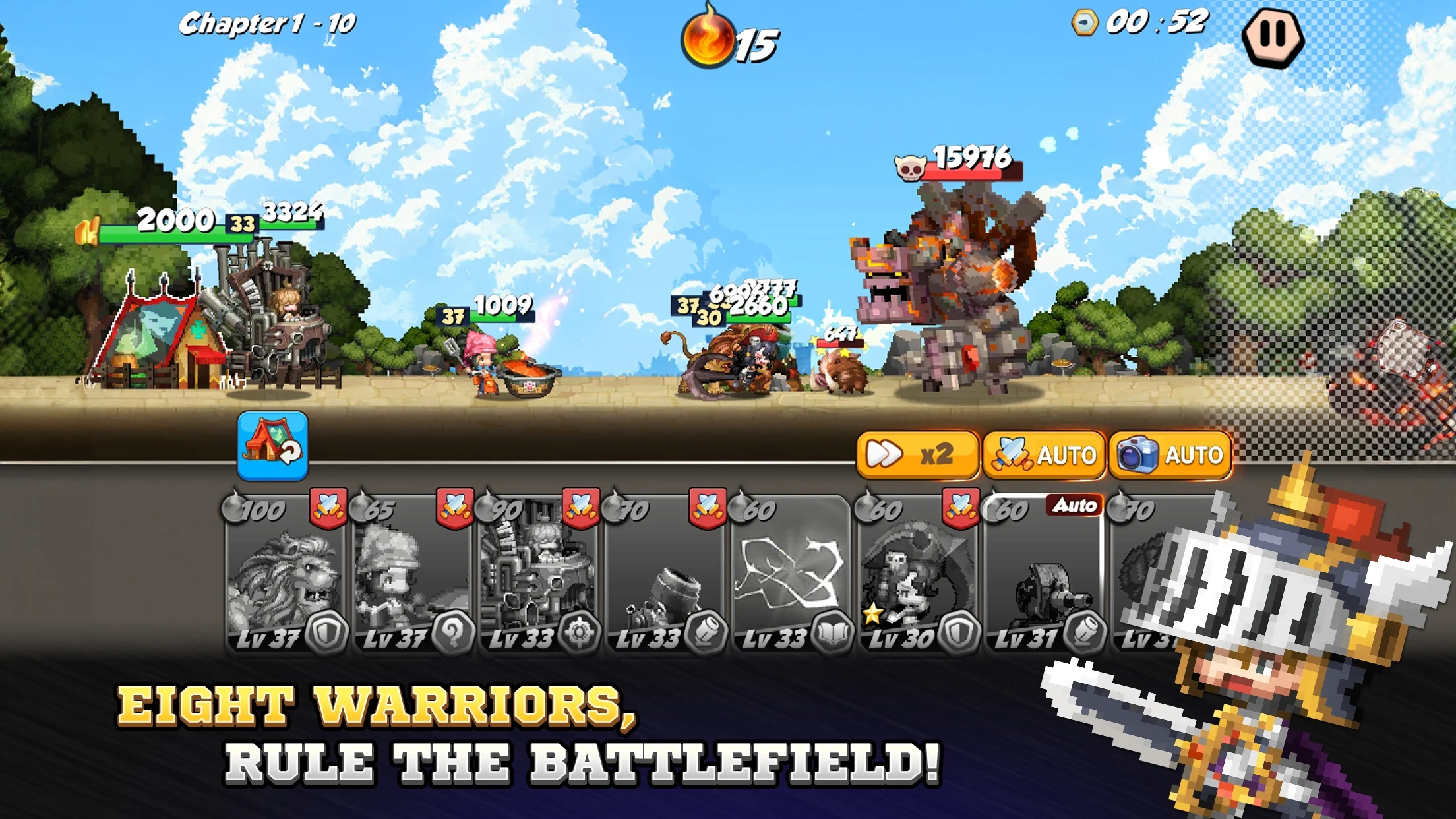 Eight! Warriors – tựa game chiến thuật retro pha trộn thẻ bài sắp đổ bộ mobile - gamelade