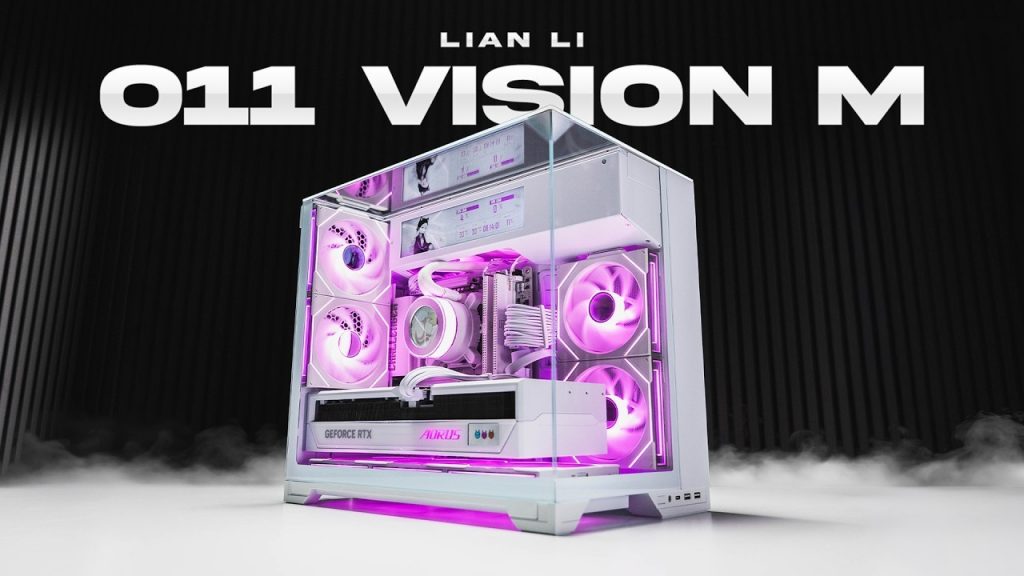 Lian Li trình làng vỏ case máy tính O11 VISION-M với thiết kế ba mặt kính-gamealde
