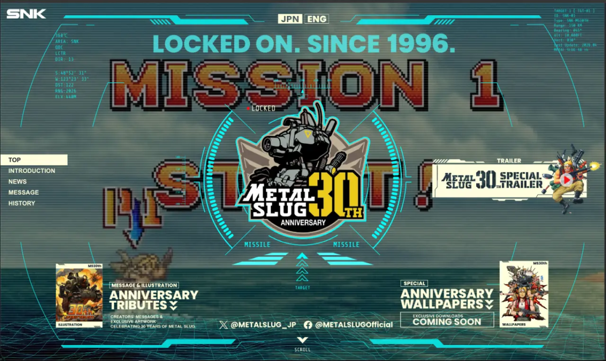 SNK công bố hai dự án kỉ niệm 30 năm của thương hiệu Metal Slug -gamelade