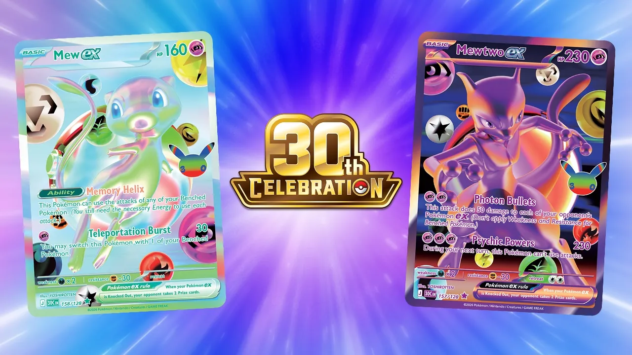 Bộ bài Pokémon TCG kỷ niệm 30 năm chính thức được công bố-gamelade
