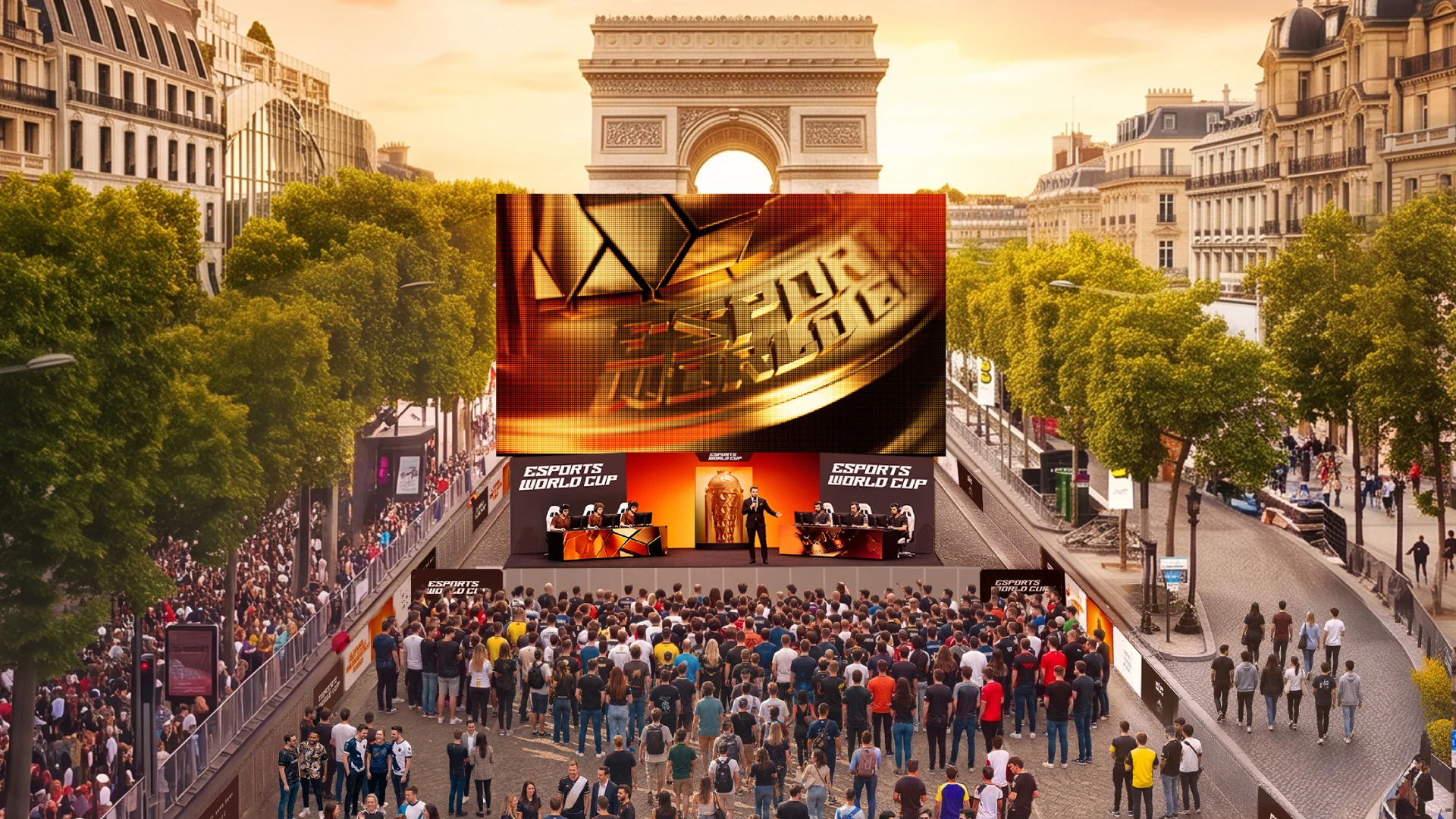 Lễ hội thể thao điện tử Esports World Cup chuẩn bị đổ bộ đại lộ Champs-Élysées-gamelade