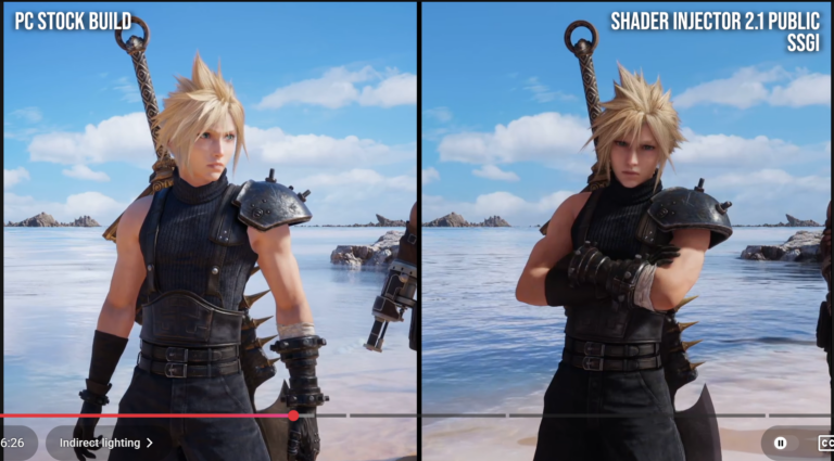 Bản mod Shader Injector 2.1 nâng cấp toàn diện đồ họa cho Final Fantasy VII Rebirth trên PC-gamelade