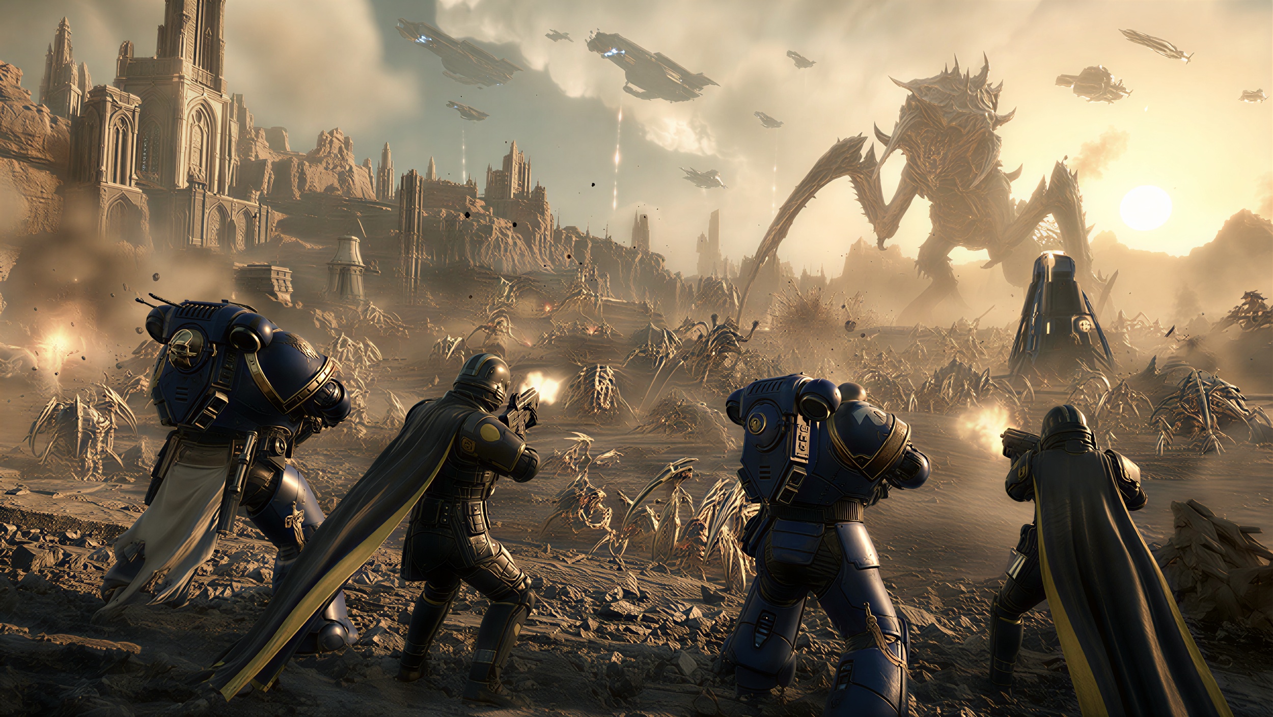 Bản cập nhật Helldivers 2 kết hợp cùng Warhammer 40k ấn định ngày phát hành - Gamelade