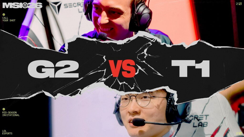 Trận đấu giữa T1 và G2 có lượng người xem cao nhất tại MSI 2026-gamelade
